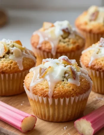 Rhubarb Muffins with Greek Yogurt You’Ll Crave